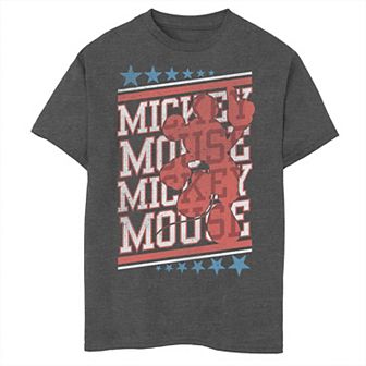 Disney's Mickey Mouse & Friends Boys 8-20 Americana Silhouette Graphic Tee