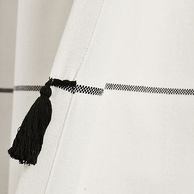 Lush Decor 2-pack Farmhouse Boho Tassel Window Curtain Set