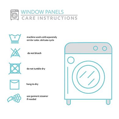 Lush Decor 2-pack Farmhouse Boho Tassel Window Curtain Set