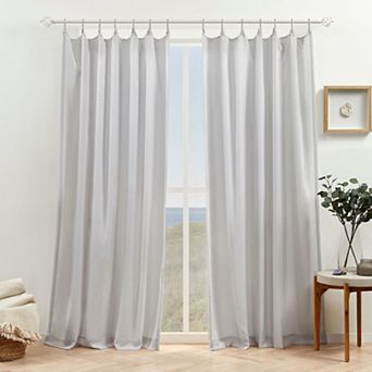 Exclusive Home Curtains Bari Light Filtering 2-pack Window Curtain Set