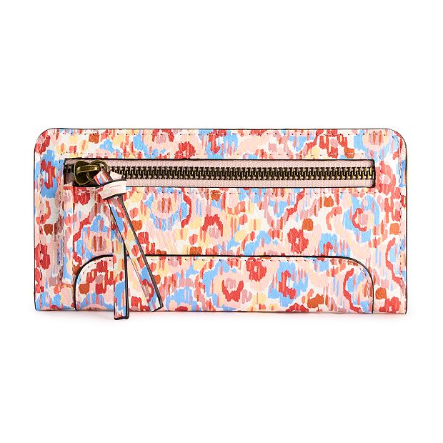 Kate Spade Road Trip Floral Printed Traveler Small Zip Card Case