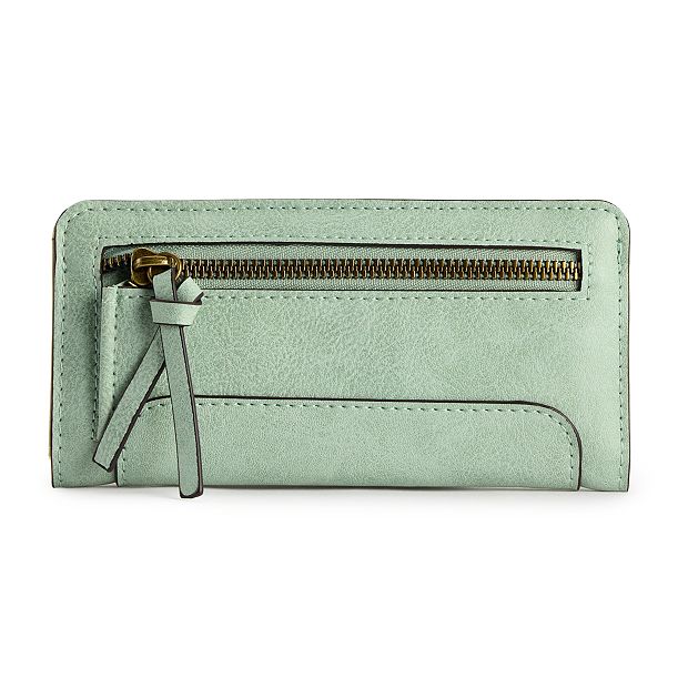 JAM HOME MADE × NF COMPACT WALLET　Green Kate Spade] Kayla Small L Zip Wallet KK056 301 Ks Green