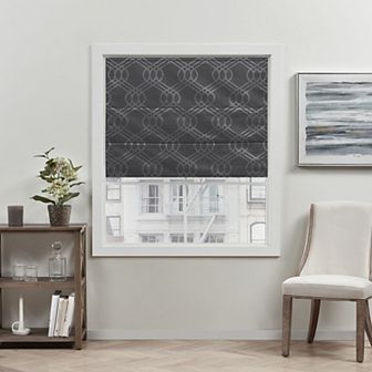 Exclusive Home Curtains Prague Trellis Blackout Roman Shade