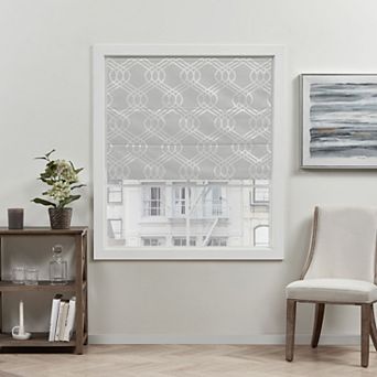 Exclusive Home Curtains Prague Trellis Blackout Roman Shade