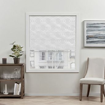 Exclusive Home Curtains Prague Trellis Blackout Roman Shade