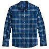 Men's Apt. 9® Seriously Soft Slim-Fit Untucked Stretch Flannel Button-Down Shirt