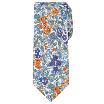 Men's Bespoke Floral Skinny Tie