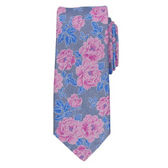 Men's Bespoke Floral Skinny Tie