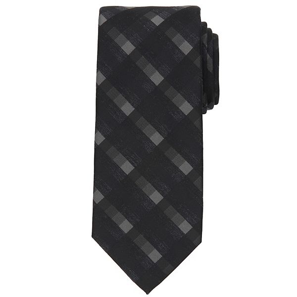 Men's Bespoke Plaid Skinny Tie