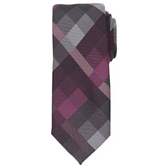 Men's Bespoke Plaid Skinny Tie