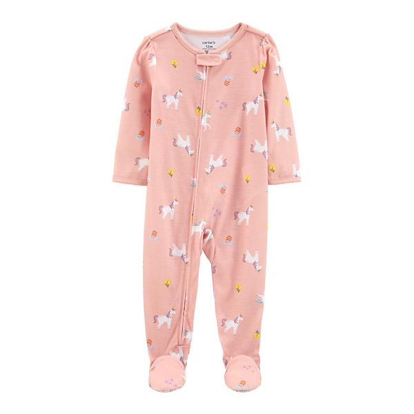 Toddler Girl Carter's Unicorn Footed Pajamas