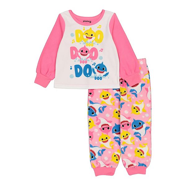 Toddler Girl Baby Shark Doo Doo Pajama Set