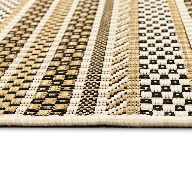 Liora Manne Carmel Rope Stripe Indoor Outdoor Rug