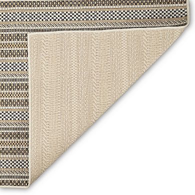 Liora Manne Carmel Rope Stripe Indoor Outdoor Rug