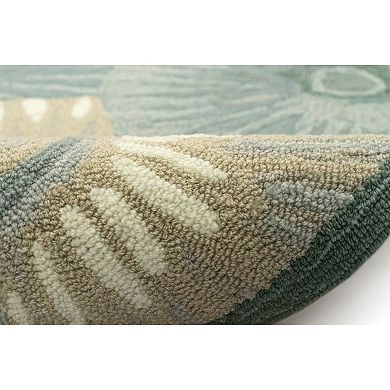 Liora Manne Capri Pleated Inkcap Indoor Outdoor Rug