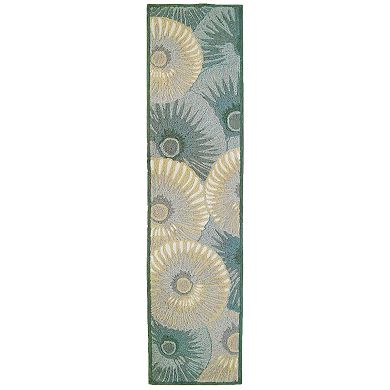 Liora Manne Capri Pleated Inkcap Indoor Outdoor Rug