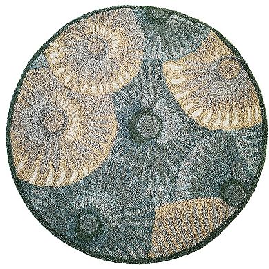 Liora Manne Capri Pleated Inkcap Indoor Outdoor Rug