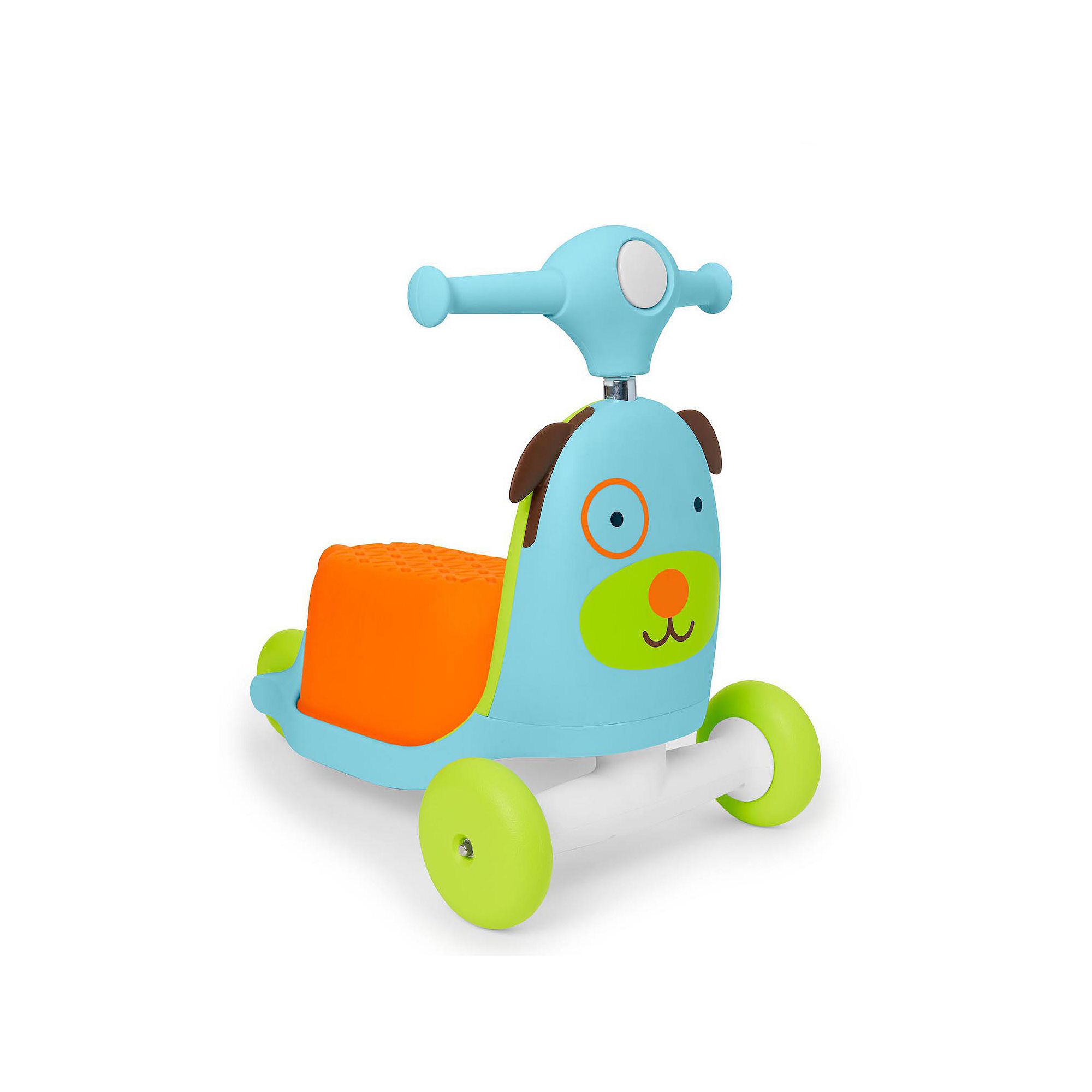 Skip Hop Zoo 3-in-1 Animal Ride-On Scooter, Dog