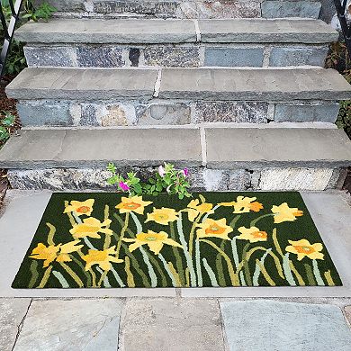 Liora Manne Frontporch Daffodil Indoor Outdoor Rug