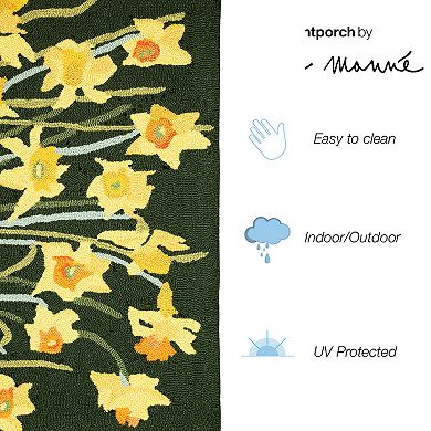 Liora Manne Frontporch Daffodil Indoor Outdoor Rug