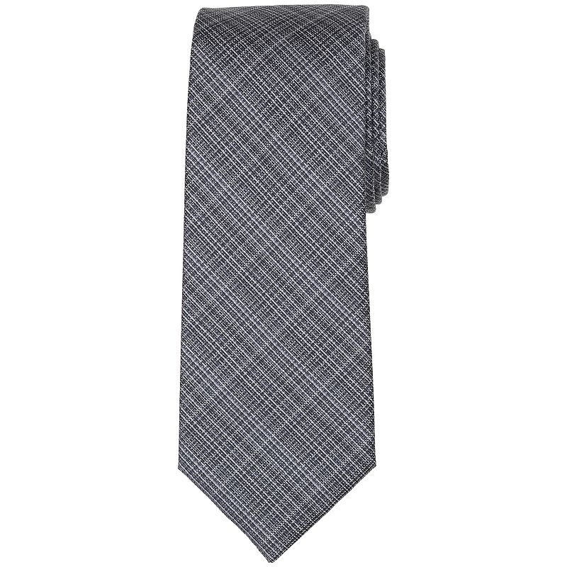 Men's Bespoke Solid Tie, Black Luxx