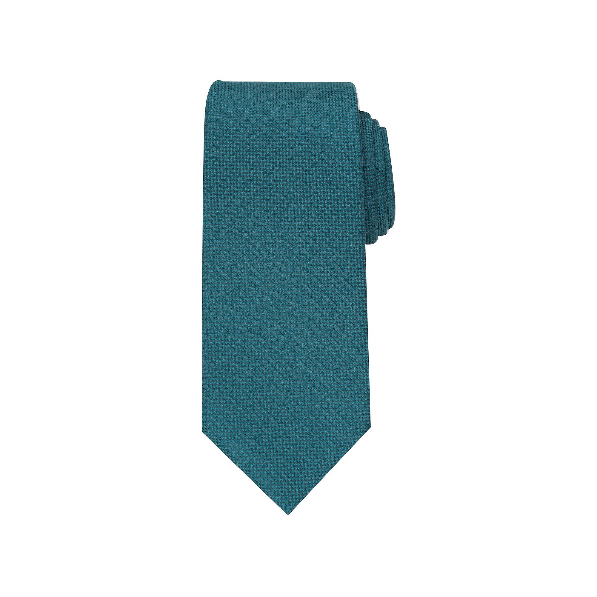 Mens Bespoke Solid Tie, Hunter Oxford