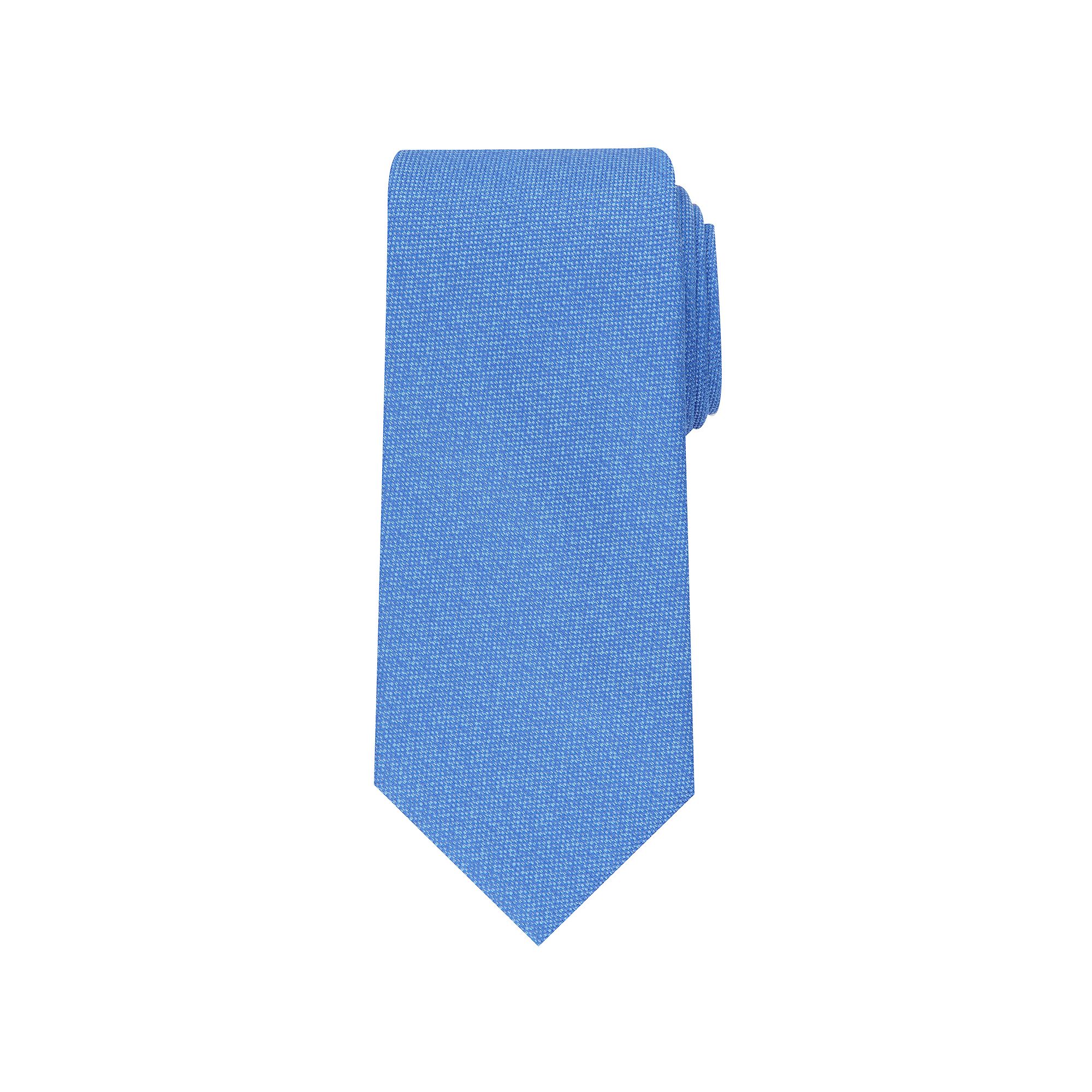 Mens Bespoke Solid Tie, Light Blue Abbott