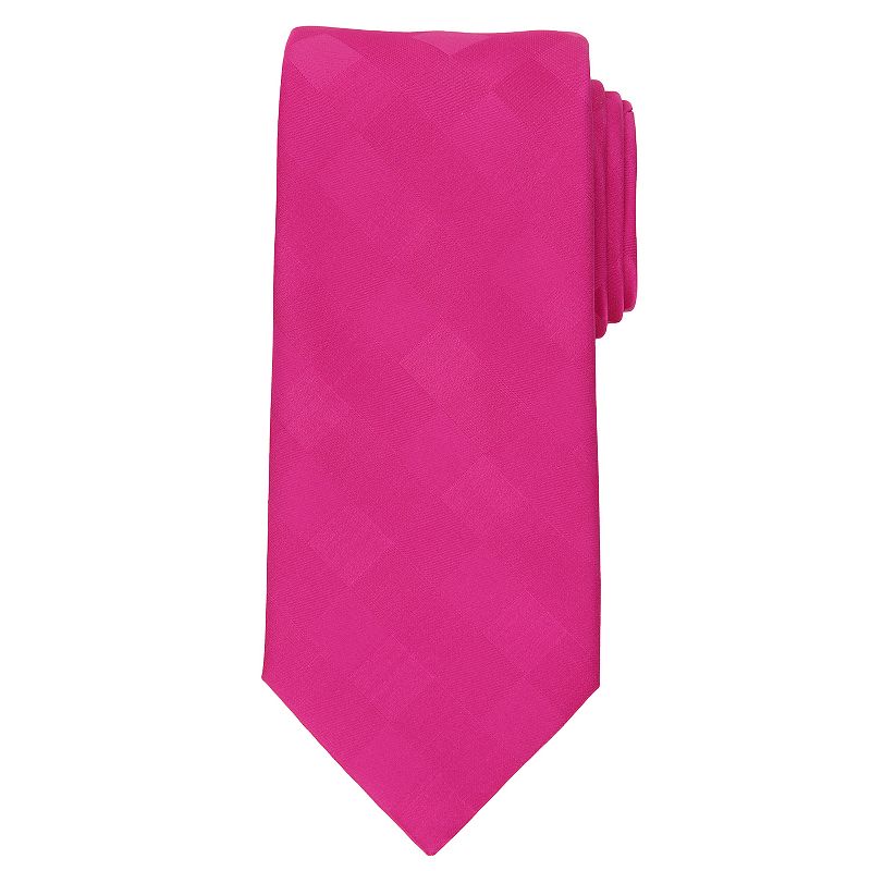 Men's Bespoke Solid Tie, Pink Duprey