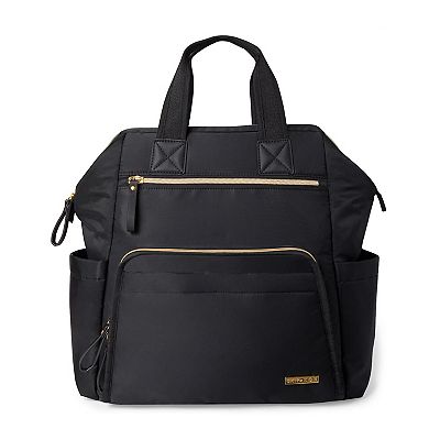 Skip hop diaper bag black and white hotsell