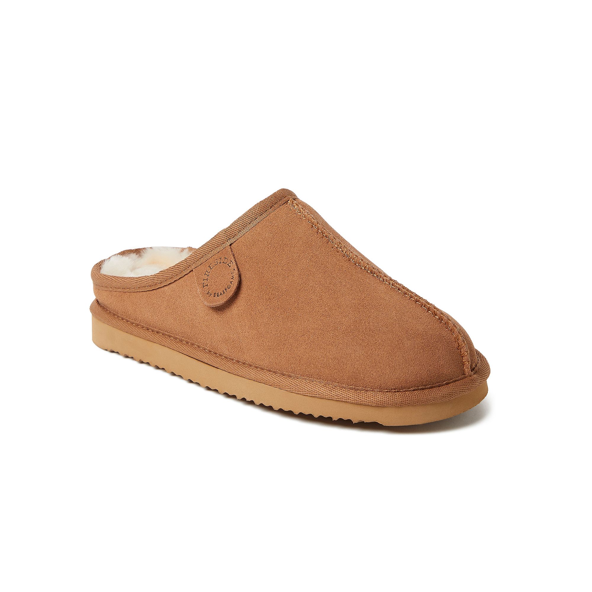 Womens Fireside By Dearfoams Greta Wool-Lined Clog Slippers, Size: 6, Brow