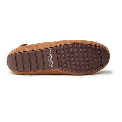 Fireside By Dearfoams Mel Wool-Lined Women's Moccasin Slippers