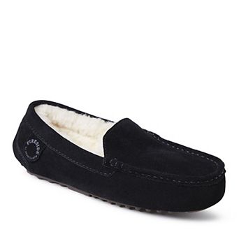 Fireside By Dearfoams Mel Wool-Lined Women's Moccasin Slippers