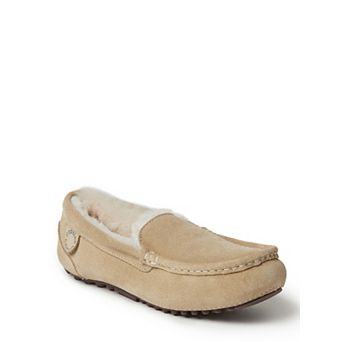Fireside By Dearfoams Mel Wool-Lined Women's Moccasin Slippers
