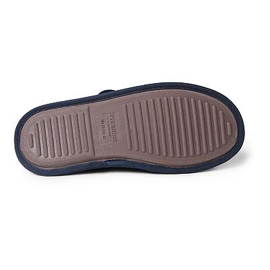 Fireside By Dearfoams Warwick Wool-Lined Men's Scuff Slippers