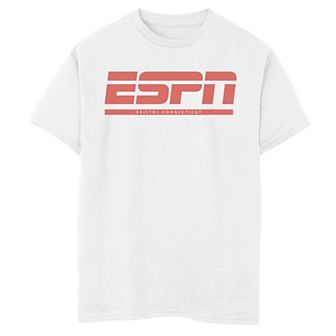 Boys 8-20 ESPN Bristol Connecticut Black Logo Graphic Tee