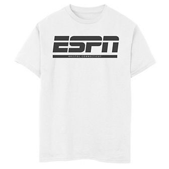 Boys 8-20 ESPN Bristol Connecticut Black Logo Graphic Tee