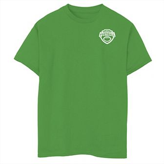 Boys 8-20 ESPN Fantasy Football White Left Chest Logo V1 Graphic Tee