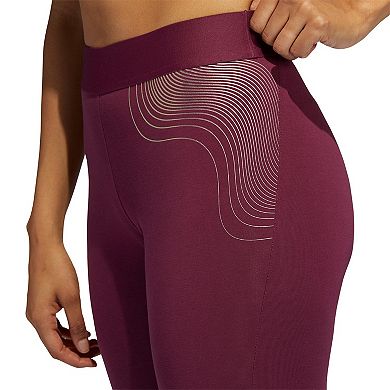 Women's adidas Holiday Shine Graphic Leggings