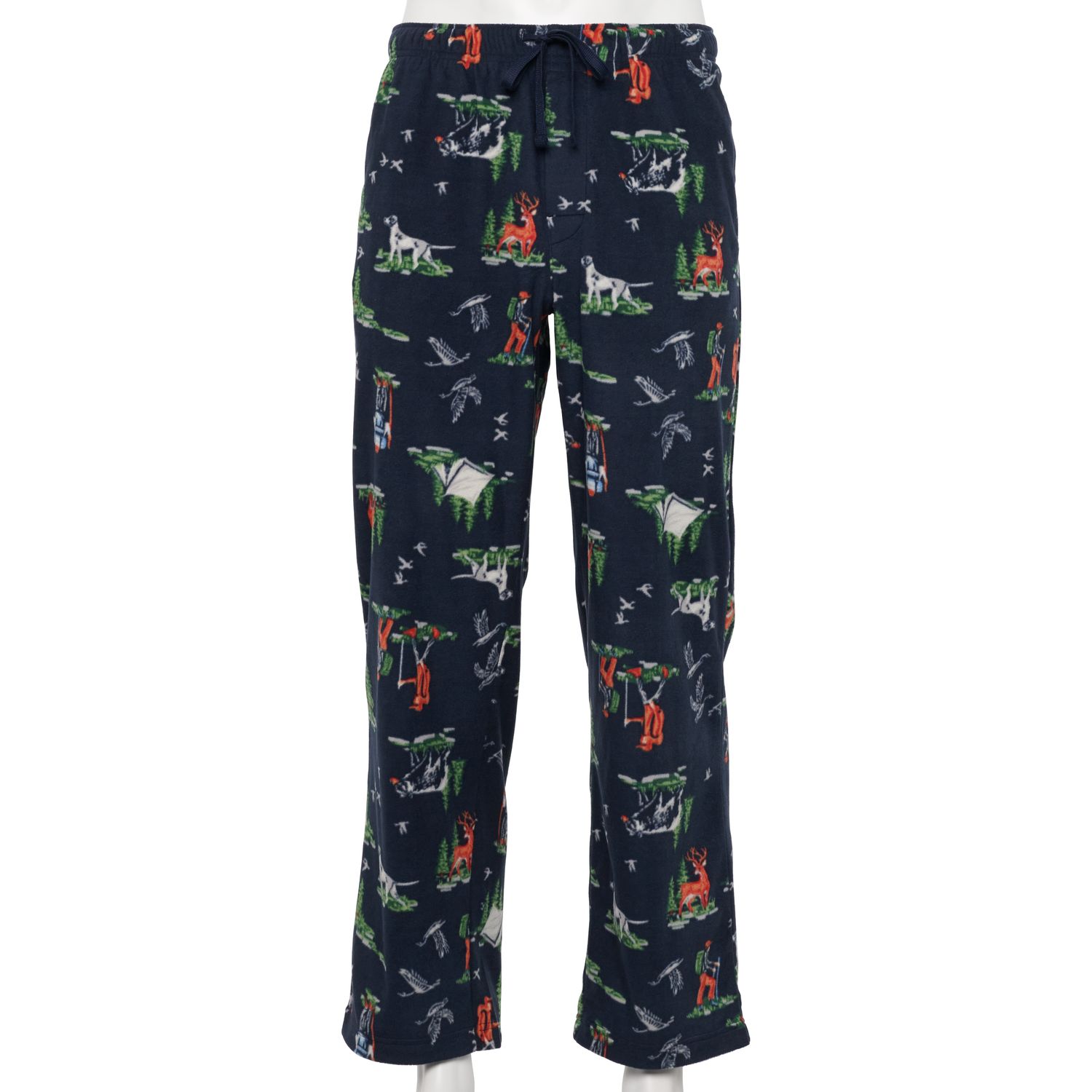 mens camo flannel lounge pants