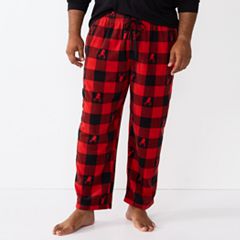 Different Touch 3 Pack Big & Tall Pajama Pants Set Bottoms Fleece