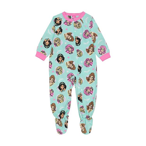 Disney s Princess Royal Toddler Girl Footed Pajamas