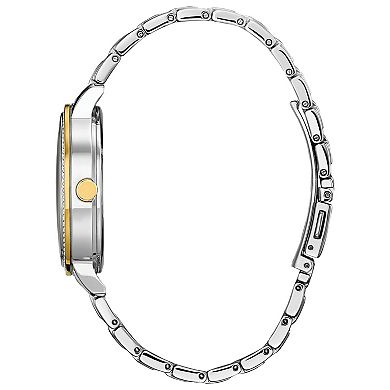 Disney's Mickey Mouse Women's Two Tone Stainless Steel Watch by Citizen Eco-Drive