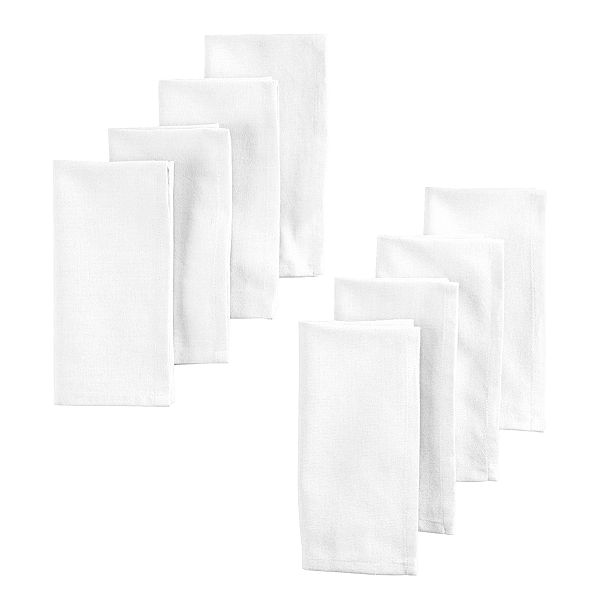 Food Network Buffet Napkin 8-pk. - White