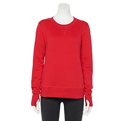 Kohls womens red on sale sweater