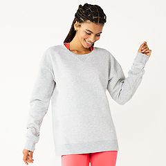 Women's Tek Gear Ultrasoft Fleece Sweatshirt, Size: XXL, Med Red