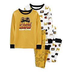Details about   Octopus Boy Pajamas Clothes Suit Yellow Summer Sleepwear For Boys Pj's Tee Pant 