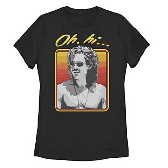 Juniors' Stranger Things Billy Greyscale Oh Hi Boxed Tee