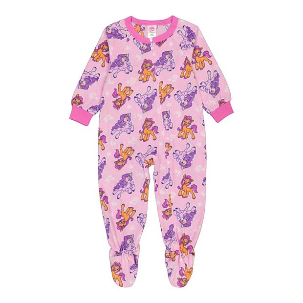 My little 2024 pony footie pajamas