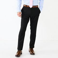 Men's Black Dress Pants & Slacks