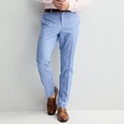 slim fit dress slacks Navy Georgia Cotton Gabardine Pants